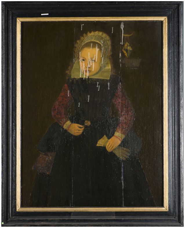 Portret van Catharina Saecklesdr Kingma (Fries Museum)